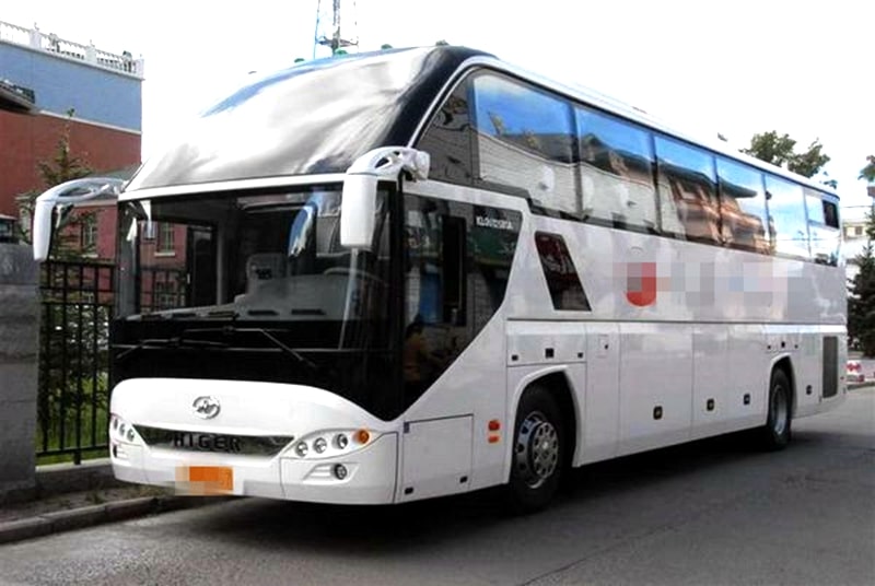 呼伦贝尔旅游包车45座大巴车