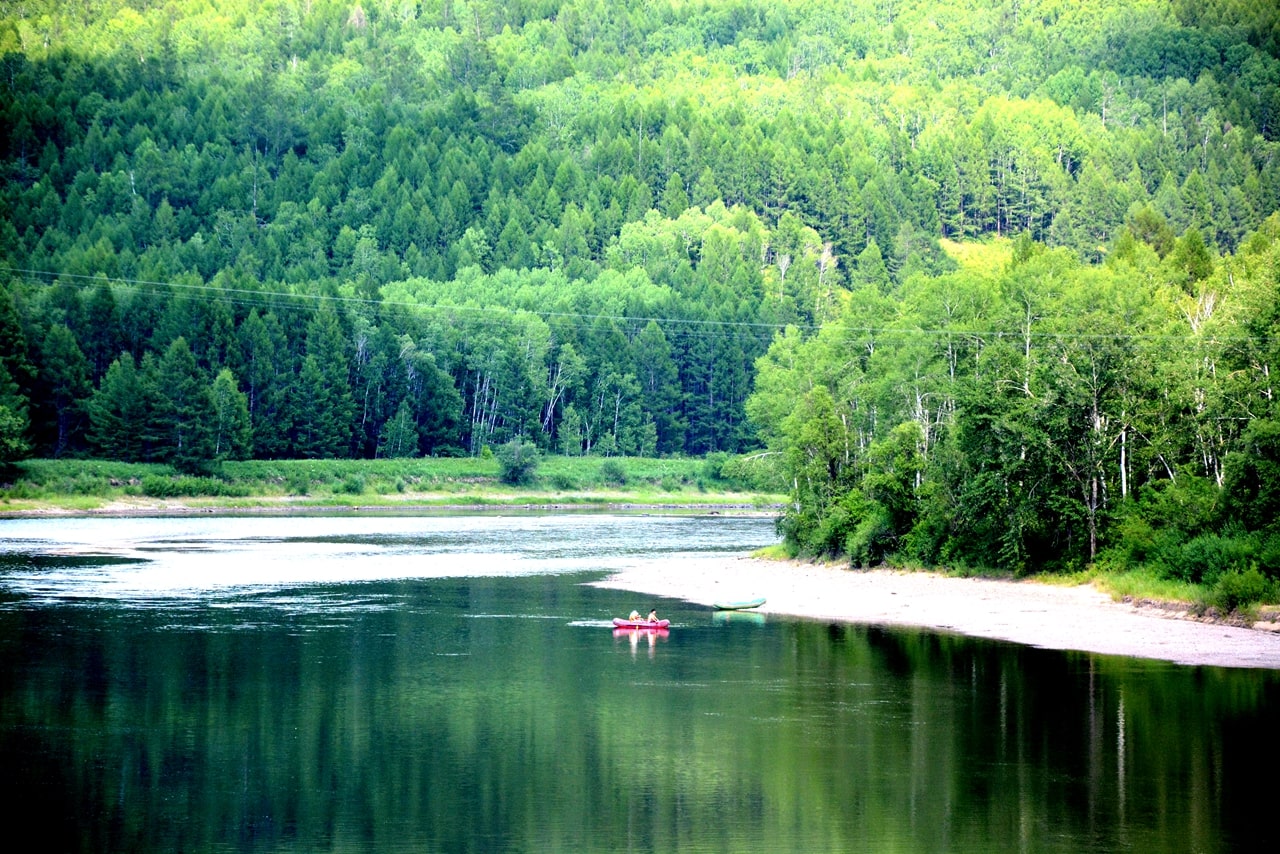 白鹿岛漂流